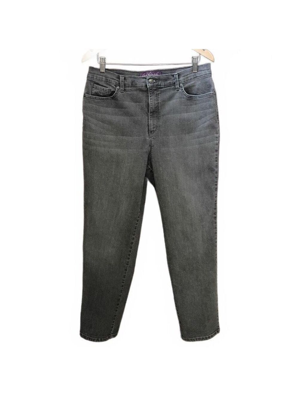 Gloria Vanderbilt Amanda Women's Gray Jeans Size 14